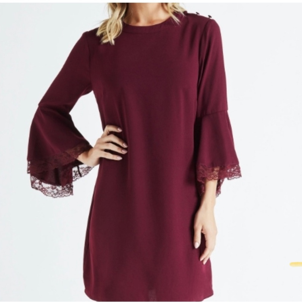 Bell Sleeved Dress